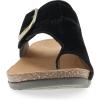 imageDansko Rylee Sandal for Women  Memory Foam and Cork Footbed for Comfort and Arch Support  Lightweight Rubber Outsole for LongLasting WearBlack Suede