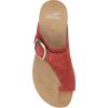 imageDansko Rylee Sandal for Women  Memory Foam and Cork Footbed for Comfort and Arch Support  Lightweight Rubber Outsole for LongLasting WearCayenne Suede