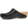 imageDansko Talulah Stylish Mule Clog for Women  Cushioned PU Footbed and Arch Support for AllDay Comfort  Leather Uppers for LongLasting WearBlack Milled Burnished
