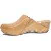 imageDansko Talulah Stylish Mule Clog for Women  Cushioned PU Footbed and Arch Support for AllDay Comfort  Leather Uppers for LongLasting WearTan Milled Burnished