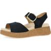 imageDansko Bianca Platform Sandal for Women  Memory Foam and Suede Wrapped Footbed for an Extra Plush Comfort and SupportBlack