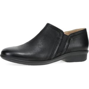 imageDansko Cheryl Low Ankle Booties  Leather SlipOn Shoes with Removable Insole Arch Support Lightweight Rubber Outsole Ideal for Work Travel ampamp AllDay ComfortBlack