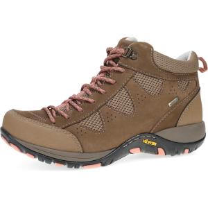 imageDansko Perrin Waterproof Outdoor Boot  Comfortable Breathable Walking Shoes with Arch Support  Stain Resistant Sneakers with SlipResistant Rubber OutsoleMorel