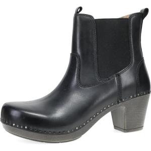 imageDansko Shayna Stylish Bootie for Women  EnergyReturn Footbed with Added Arch Support  Lightweight PU Outsole for LongLasting WearBlack