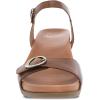 imageDansko Arielle Wedge Sandal for Women  Cushioned Contoured Footbed for AllDay Comfort and Support  Adjustable Hook ampamp Loop Strap with Buckle Detail  Lightweight Rubber OutsoleTan
