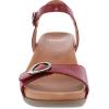 imageDansko Arielle Wedge Sandal for Women  Cushioned Contoured Footbed for AllDay Comfort and Support  Adjustable Hook ampamp Loop Strap with Buckle Detail  Lightweight Rubber OutsoleRed
