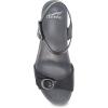 imageDansko Arielle Wedge Sandal for Women  Cushioned Contoured Footbed for AllDay Comfort and Support  Adjustable Hook ampamp Loop Strap with Buckle Detail  Lightweight Rubber OutsoleBlack