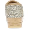 imageDansko Professional Glitter SlipOn Clogs for Women  Rocker Sole and Arch Support for Comfort  Shiny and Stylish Glitter UppersChampagne