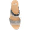 imageDansko Theresa MultiStrap SlipOn Sandal for Women  A Subtle Heel and Memory Foam for AllDay Comfort  Soft Leather and Unique Design for Ease from Work to EventBlack