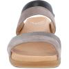 imageDansko Theresa MultiStrap SlipOn Sandal for Women  A Subtle Heel and Memory Foam for AllDay Comfort  Soft Leather and Unique Design for Ease from Work to EventBlack