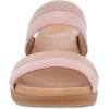 imageDansko Theresa MultiStrap SlipOn Sandal for Women  A Subtle Heel and Memory Foam for AllDay Comfort  Soft Leather and Unique Design for Ease from Work to EventBlush