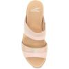 imageDansko Theresa MultiStrap SlipOn Sandal for Women  A Subtle Heel and Memory Foam for AllDay Comfort  Soft Leather and Unique Design for Ease from Work to EventBlush