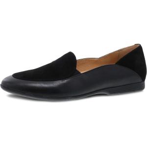 imageDansko Lace SlipOn Loafer for Women  Comfortable Flat Shoes with Arch Support  Versatile Casual to Dressy Footwear  Lightweight Rubber OutsoleBlack