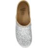 imageDansko Professional Glitter SlipOn Clogs for Women  Rocker Sole and Arch Support for Comfort  Shiny and Stylish Glitter UppersSilver