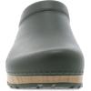 imageDansko Kane SlipOn Mule Clog for Women  Lightweight Cushioned Comfort and Removable EVA Footbed with Arch Support  Easy Clean UppersOlive