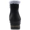 imageDansko Womens Mitzy Boot  Lightweight Outsole and Durable Comfortable Ride on Patented Stapled Construction  Faux Fur Collar and Inside ZipBlack