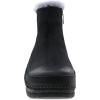 imageDansko Womens Mitzy Boot  Lightweight Outsole and Durable Comfortable Ride on Patented Stapled Construction  Faux Fur Collar and Inside ZipBlack