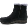 imageDansko Womens Mitzy Boot  Lightweight Outsole and Durable Comfortable Ride on Patented Stapled Construction  Faux Fur Collar and Inside ZipBlack