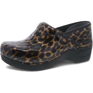 imageDansko XP 20 Clogs  Lightweight SlipResistant Footwear for Comfort and Support  Ideal for Long Standing Professionals  Nursing Healthcare ProfessionalsBrown Leopard Patent