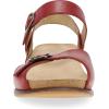 imageDansko Candace Wedge Sandal for Women Comfortable Wedge with Arch Support Fully Adjustable StrapsVersatile Casual to Dressy Footwear Lightweight Rubber OutsoleRed