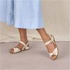 imageDansko Candace Wedge Sandal for Women Comfortable Wedge with Arch Support Fully Adjustable StrapsVersatile Casual to Dressy Footwear Lightweight Rubber OutsoleIvory