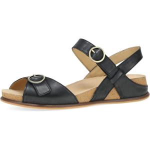imageDansko Candace Wedge Sandal for Women Comfortable Wedge with Arch Support Fully Adjustable StrapsVersatile Casual to Dressy Footwear Lightweight Rubber OutsoleBlack