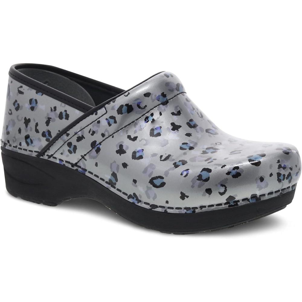 imageDansko XP 20 Clogs  Lightweight SlipResistant Footwear for Comfort and Support  Ideal for Long Standing Professionals  Nursing Healthcare ProfessionalsGrey Leopard