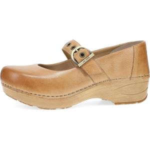 imageDansko XP 20 Mary Jane Clogs for Women  SlipResistant Leather Shoes with Arch Support Removable Footbed and Adjustable Strap  Ideal for Teachers ampamp Service ProfessionalsHoney