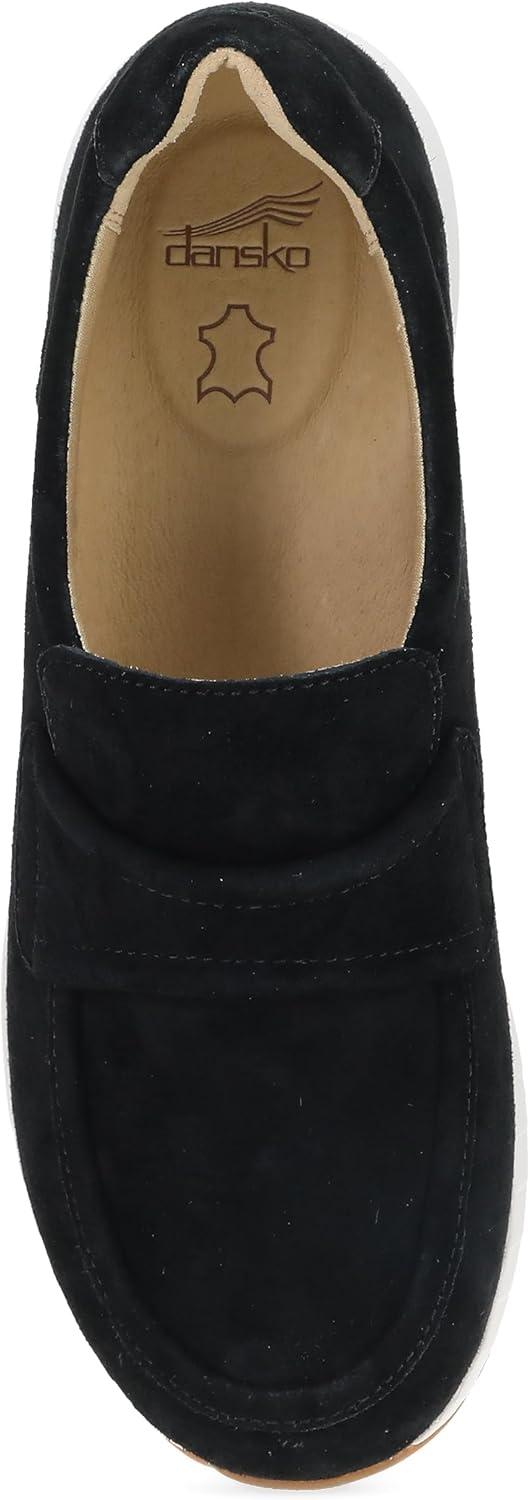 imageDansko Clementine SlipOn Loafer Sneakers for Women with Supportive Footbed Lightweight Packable Comfort Loafer Cushioned Midsole  Casual Style for Work Office or Daily WearBlack