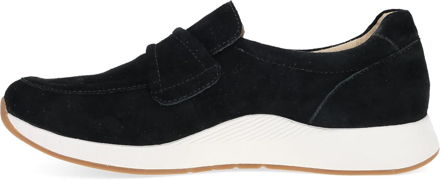 imageDansko Clementine SlipOn Loafer Sneakers for Women with Supportive Footbed Lightweight Packable Comfort Loafer Cushioned Midsole  Casual Style for Work Office or Daily WearBlack