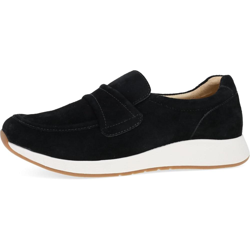 imageDansko Clementine SlipOn Loafer Sneakers for Women with Supportive Footbed Lightweight Packable Comfort Loafer Cushioned Midsole  Casual Style for Work Office or Daily WearBlack