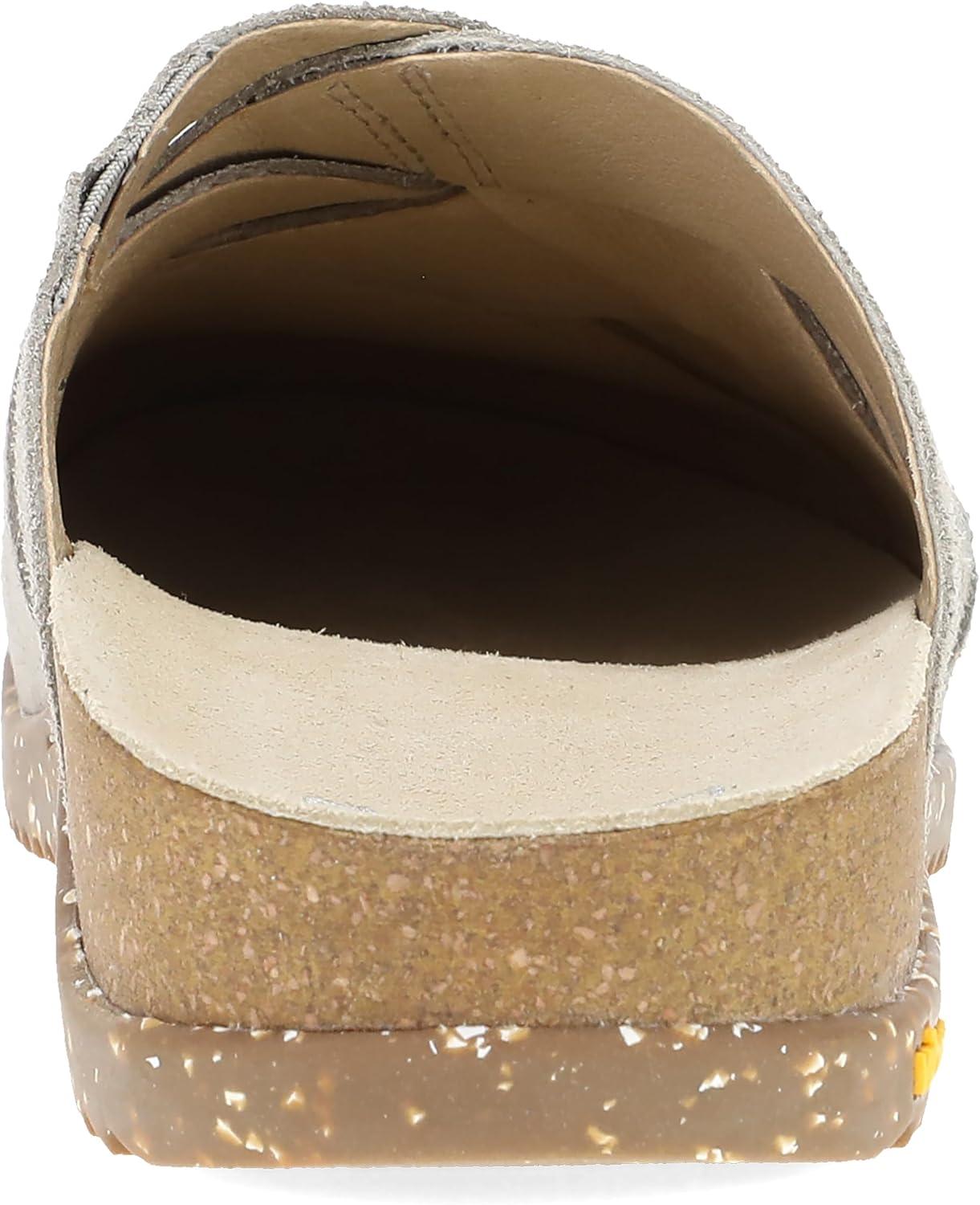 imageDansko Daniella SlipOn Interwoven Suede Mule Clog for Women  Vibram ECOSTEP EVO Rubber Outsole for LongLasting WearTaupe