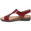 imageDansko Reece Sandal for Women  Memory Foam and Cork Footbed for Comfort and Arch Support  Lightweight Rubber Outsole for LongLasting Wear with Hook ampamp Loop StrapCinnabar