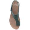imageDansko Reece Sandal for Women  Memory Foam and Cork Footbed for Comfort and Arch Support  Lightweight Rubber Outsole for LongLasting Wear with Hook ampamp Loop StrapGreen