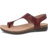 imageDansko Reece Sandal for Women  Memory Foam and Cork Footbed for Comfort and Arch Support  Lightweight Rubber Outsole for LongLasting Wear with Hook ampamp Loop StrapCinnabar