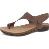 imageDansko Reece Sandal for Women  Memory Foam and Cork Footbed for Comfort and Arch Support  Lightweight Rubber Outsole for LongLasting Wear with Hook ampamp Loop StrapStone